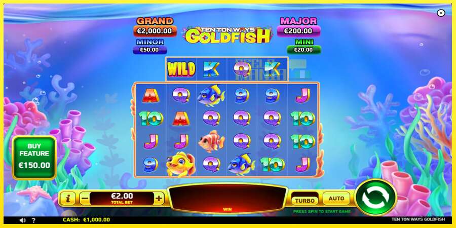 Riktiga pengar med en spelautomat Ten Ton Ways Goldfish, bild 2