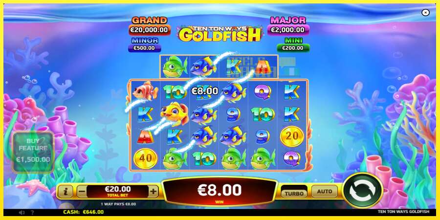 Riktiga pengar med en spelautomat Ten Ton Ways Goldfish, bild 4