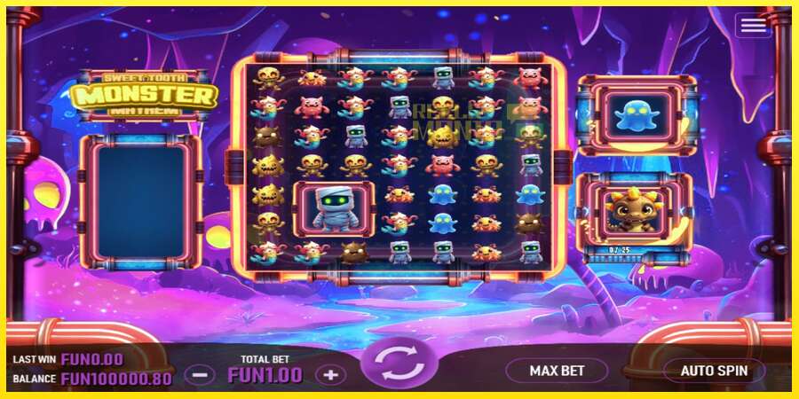 Riktiga pengar med en spelautomat Sweet Tooth Monster Mayhem, bild 1