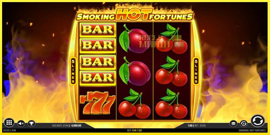 Riktiga pengar med en spelautomat Smoking Hot Fortunes, bild 1