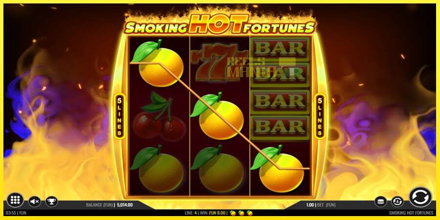 Riktiga pengar med en spelautomat Smoking Hot Fortunes, bild 2