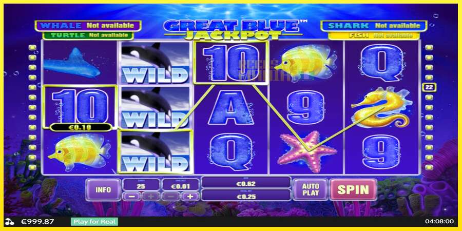 Riktiga pengar med en spelautomat Great Blue Jackpot, bild 3