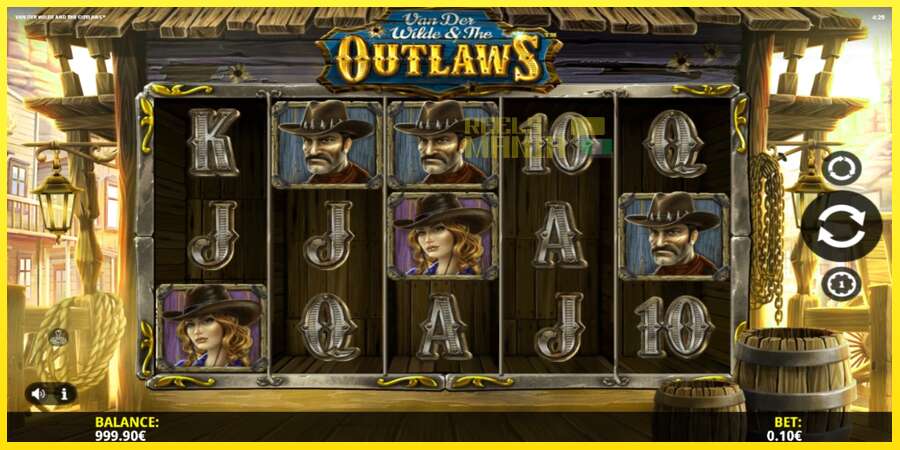 Riktiga pengar med en spelautomat Van der Wilde and The Outlaws, bild 2