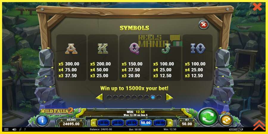 Riktiga pengar med en spelautomat Wild Falls 2, bild 6